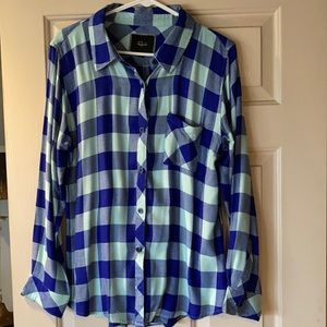 Rails plaid button down shirt